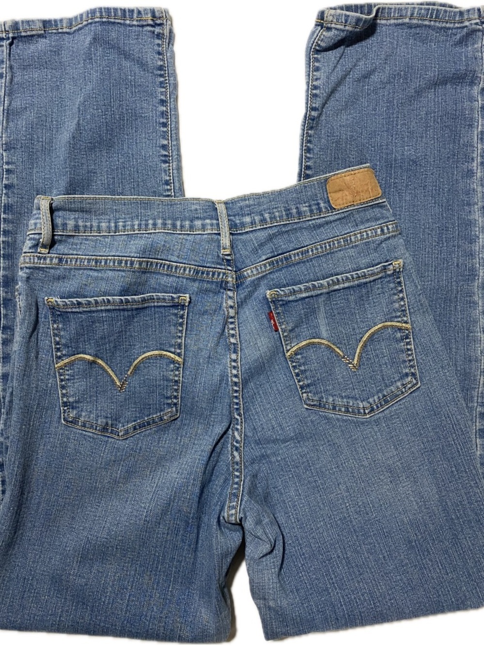 Levi's Blue Denim 512™ Straight Jeans with Red Tab